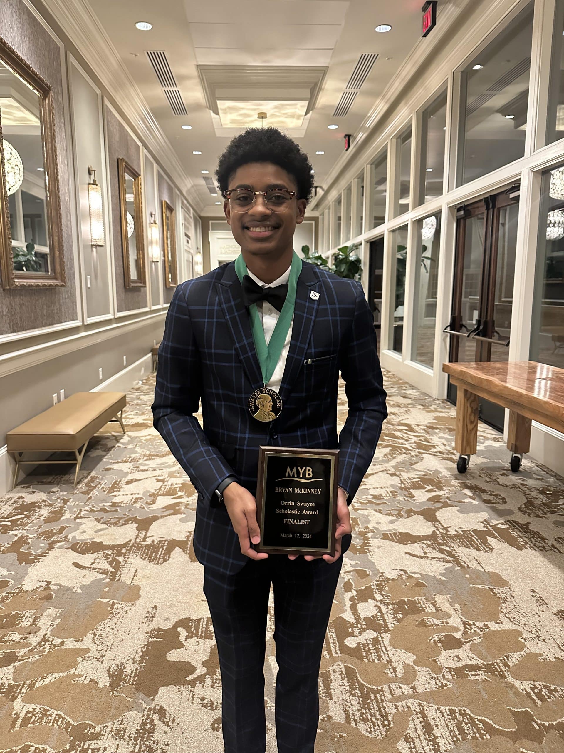 Bryan McKinney first JSU student selected as Orrin H. Swayze Scholar ...